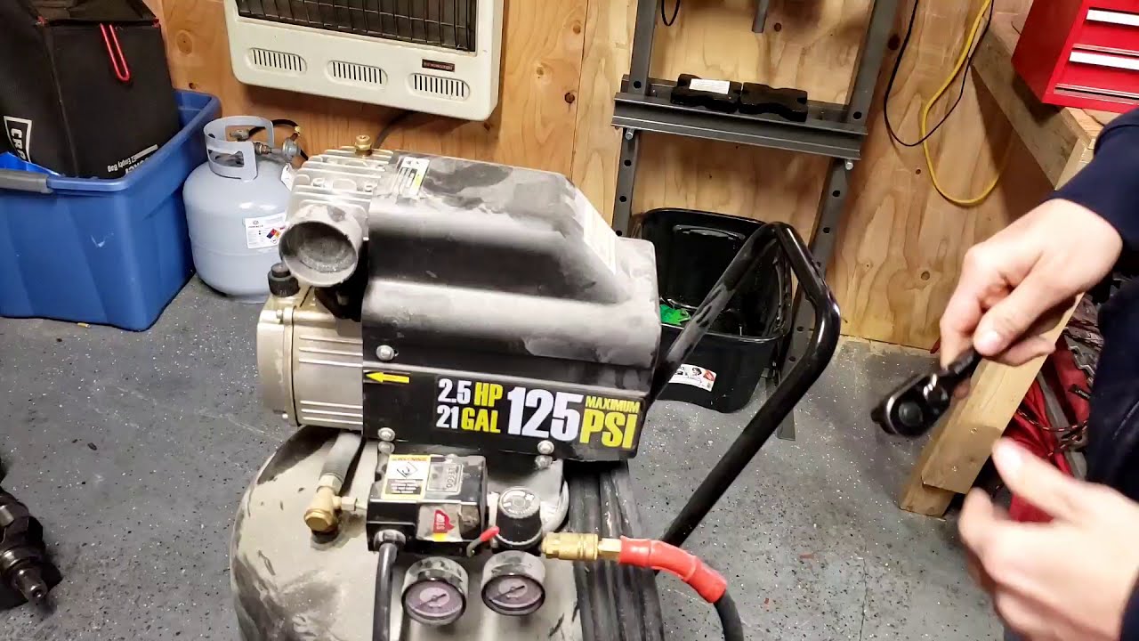 Fixing harbor freight air compressor