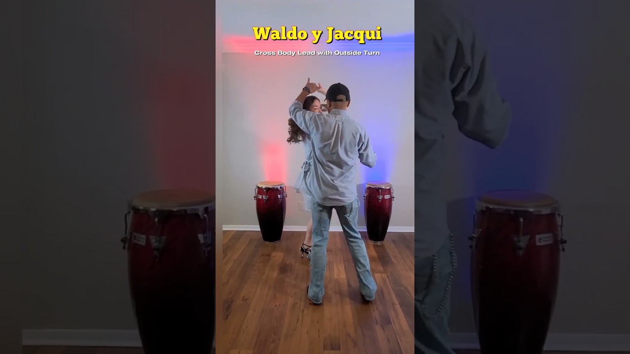 Salsa Move Opposite Cross Body Lead with Outside Turn | Salsa Dance Drills | Salsa Classes Online