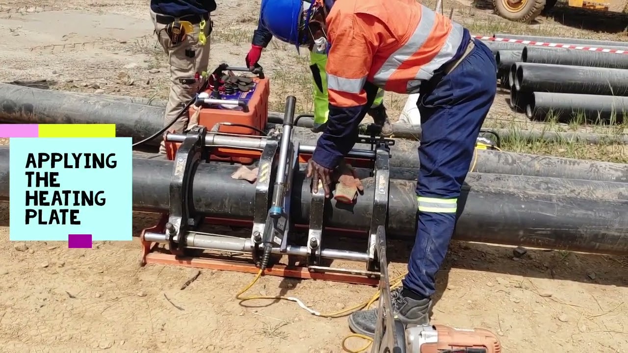 Butt fusion welding of HDPE Pipe