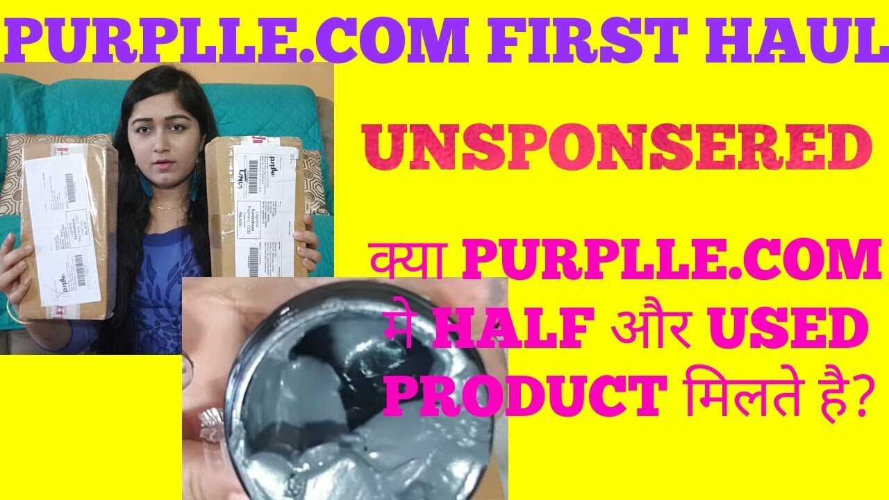 PURPLLE.COM UNBOXING/ MY FIRST PURPLLE.COM SHOPPING HAUL/ UNSPONSORED VIDEO