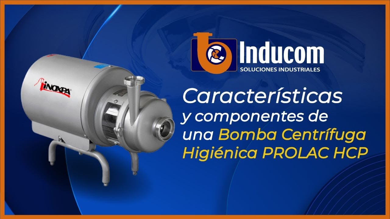 INOXPA. Bomba sanitaria para alimentos, lácteos, uso farmacéutico y cosmético - modelo PROLAC HCP-
