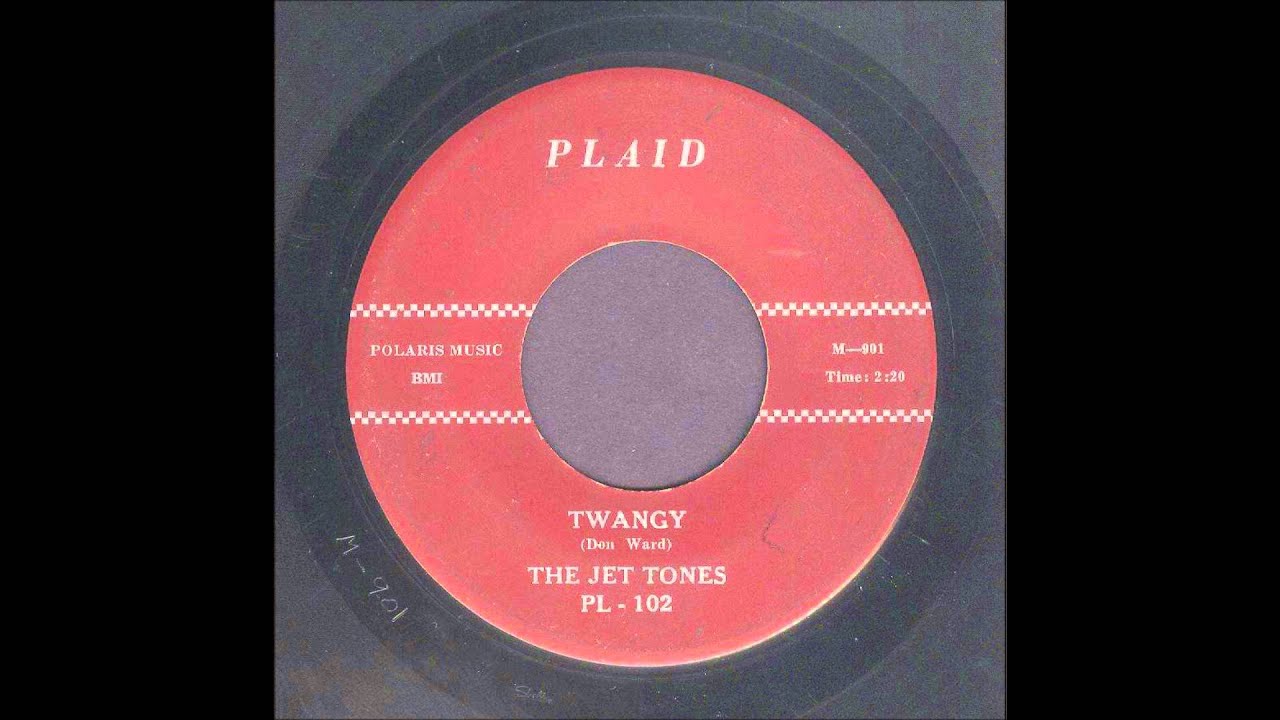 The Jet Tones - Twangy - Plaid - Rockabilly Instrumental 45