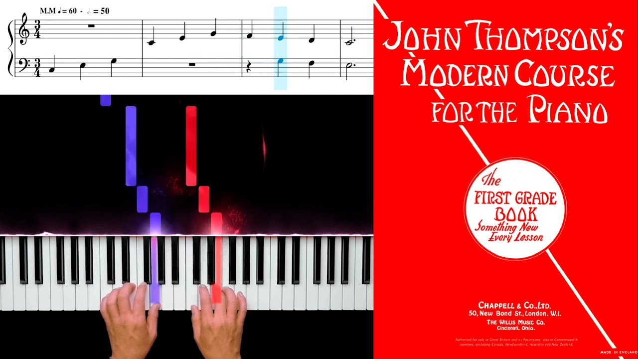 16. Escaladores (Mountain Climbing) - John Thompson's Modern Course for the Piano 1st Grade