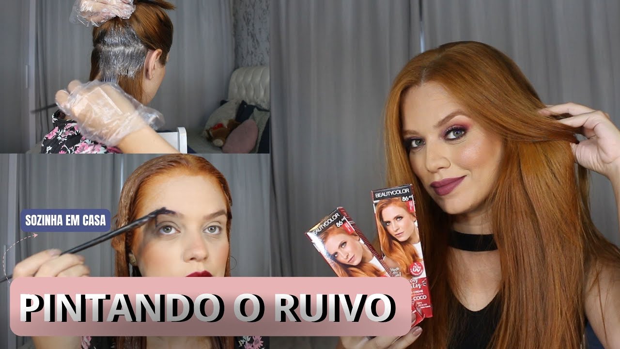 Testei a tinta Beauty color 86.44 - Pintando o cabelo em casa sem descolorir