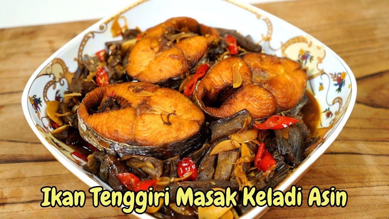 Ikan Tenggiri Masak Keladi Asin