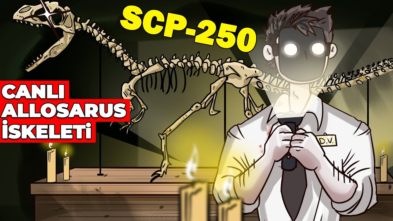 SCP-250 Canlı Allosarus İskeleti (SCP Animasyonu)
