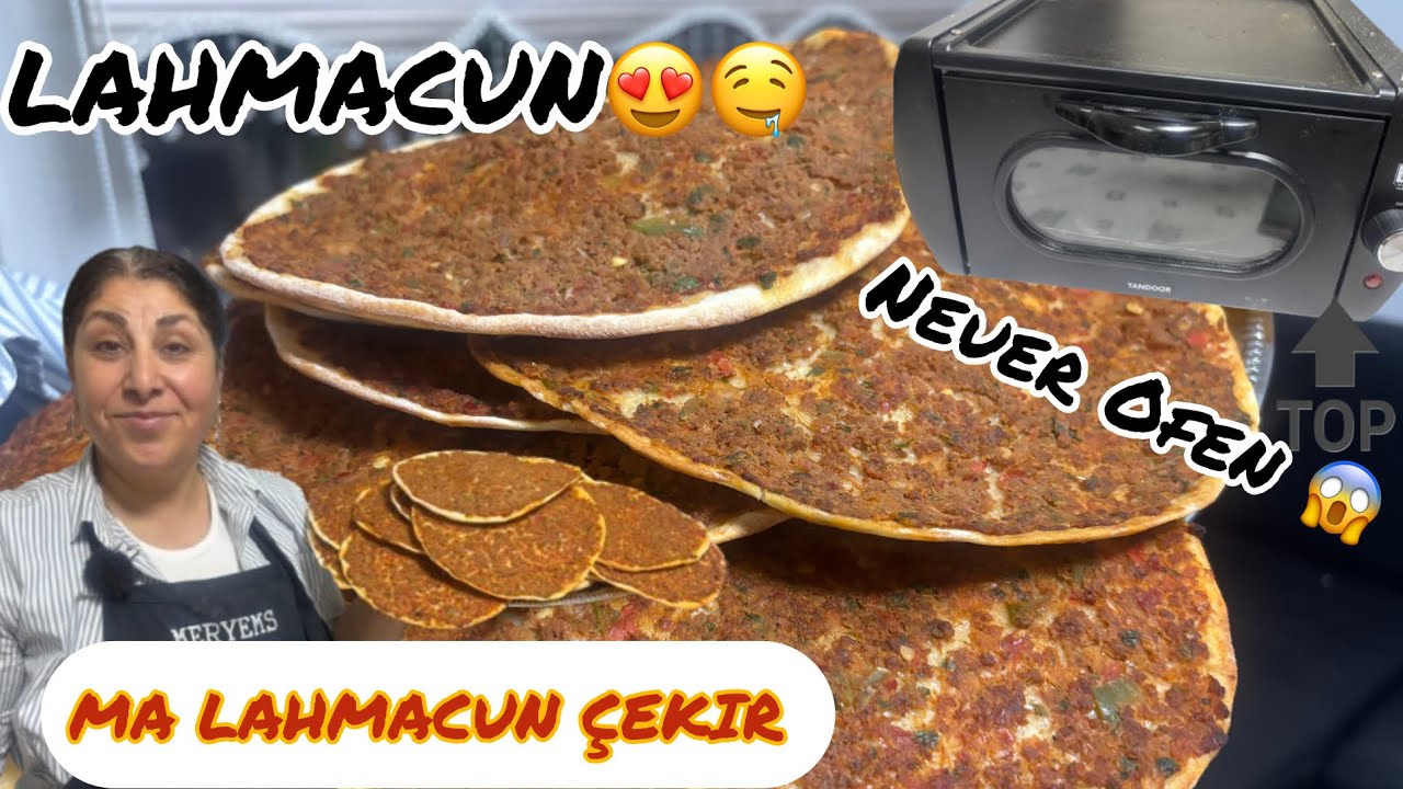 WIR BACKEN LAHMACUN IN NEUEM OFEN 😱😱
