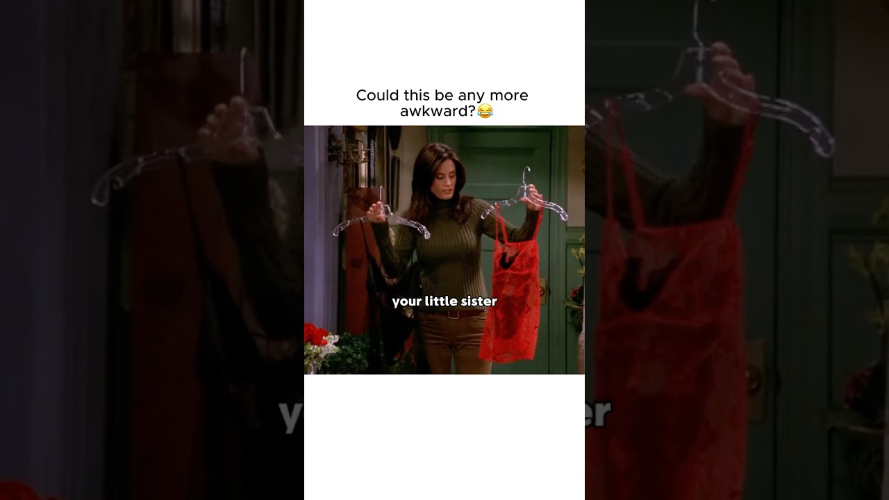 Ross and Monica embarrassing moments😂😂 #friends #funny
