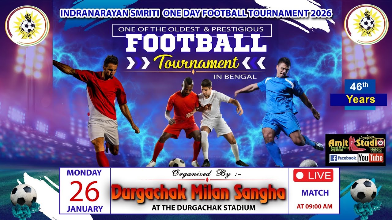 Indranarayan Smrit One Day Football Turnament //Amitstudio Haldia 9332313184