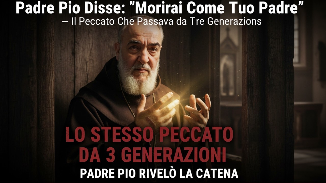 Padre Pio Disse: 'Morirai Come Tuo Padre' — Il Peccato Che Passava da Tre Generazioni