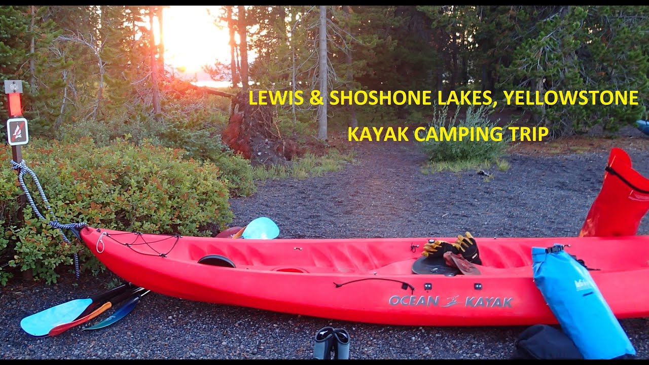 Lewis & Shoshone Lakes kayak trip, Yellowstone, 2021