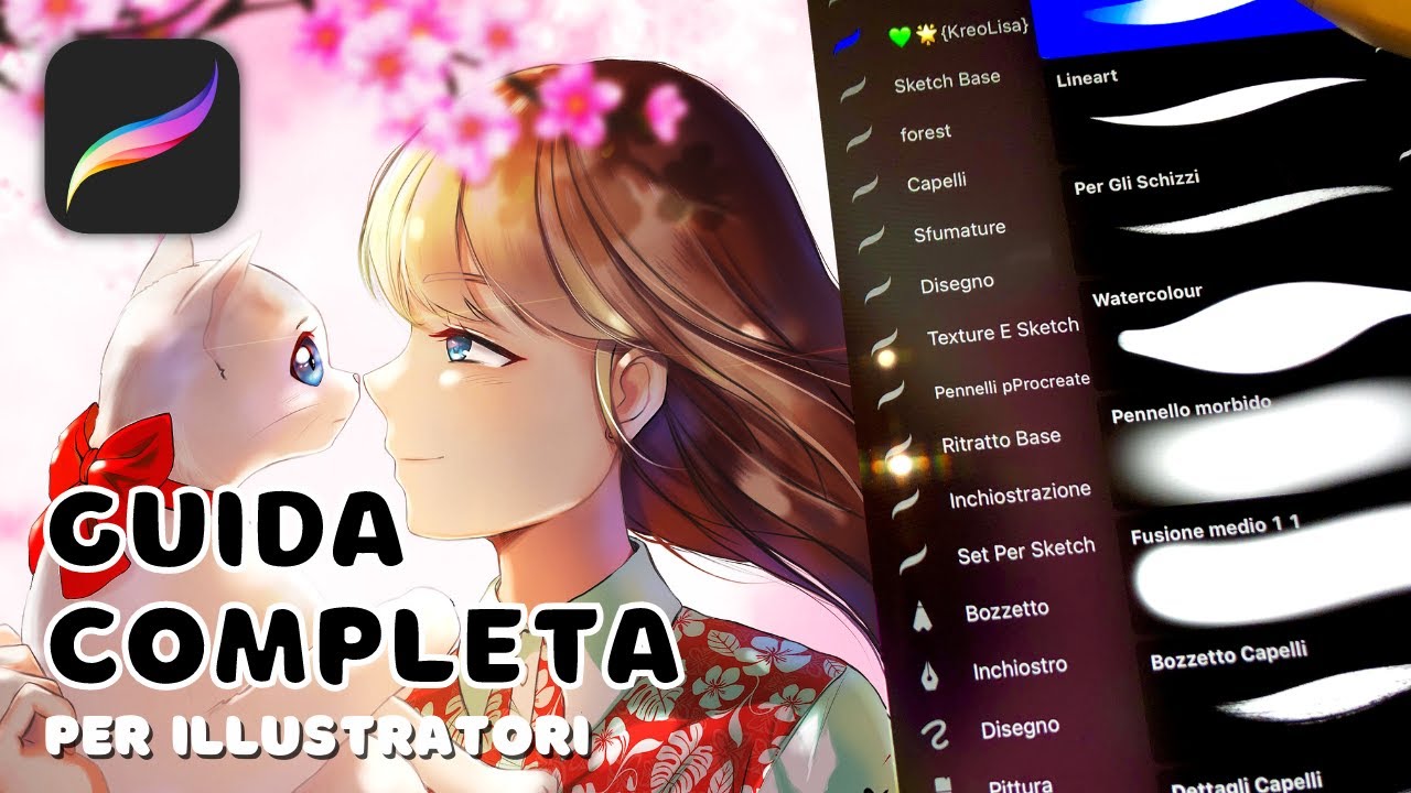 PROCREATE TUTORIAL ITALIANO - Panoramica COMPLETA - Disegno digitale Procreate