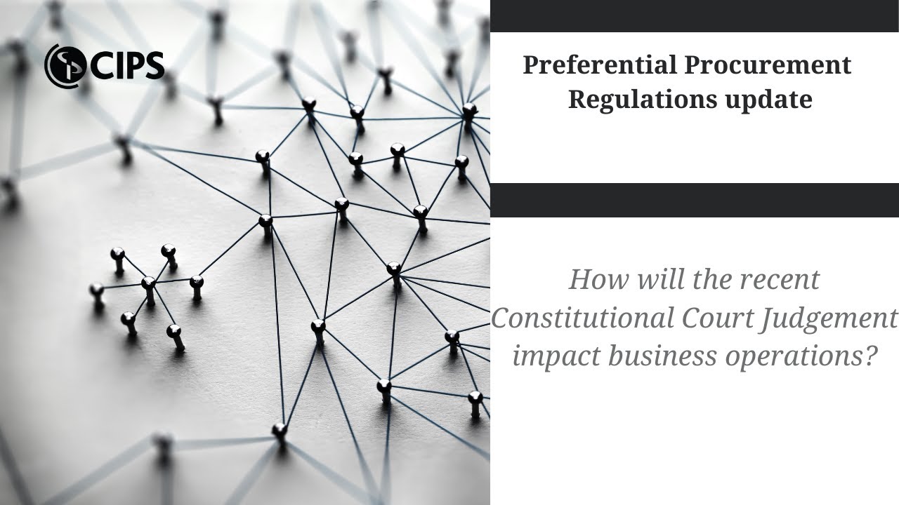 Preferential Procurement Regulations Update Discussion