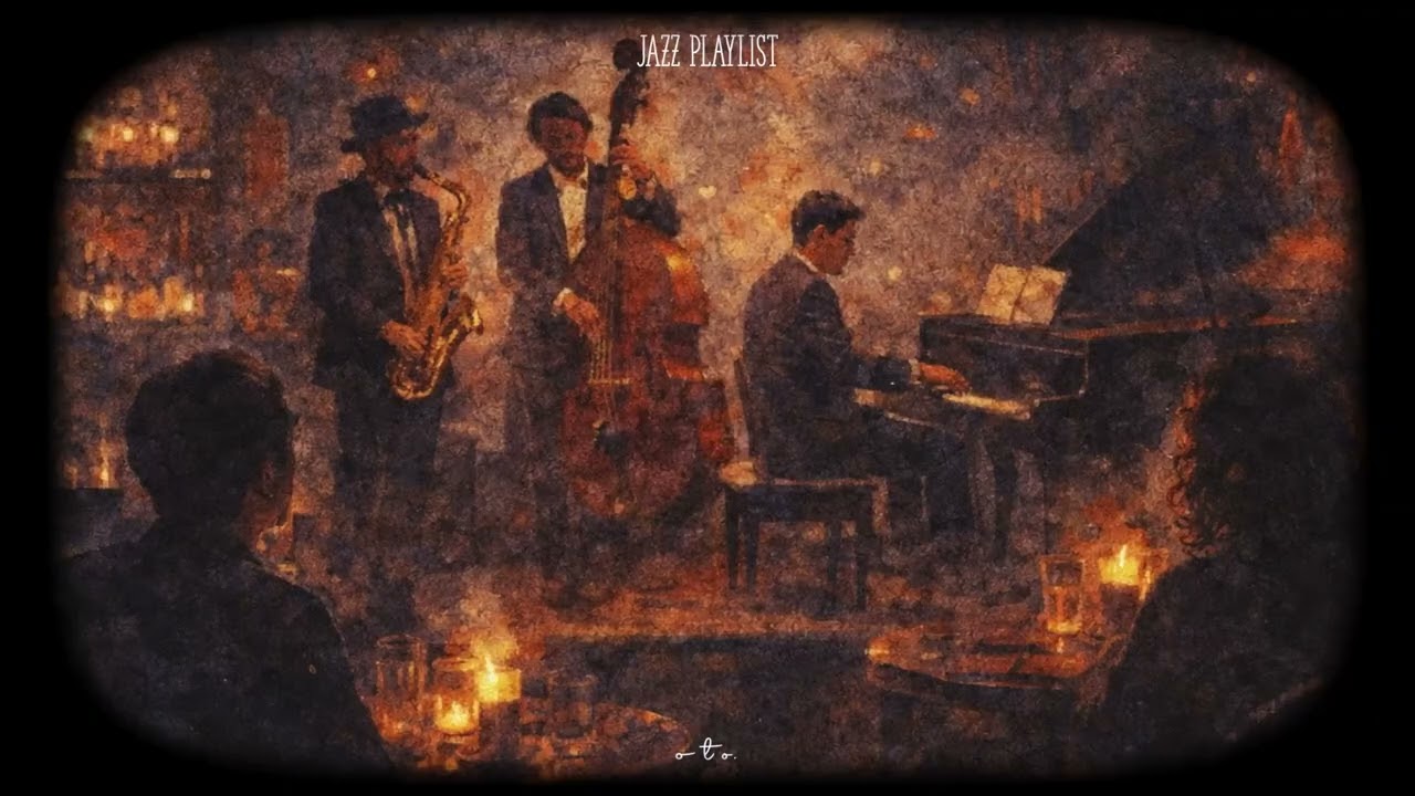 Night, in 4/4 | 夜を、4/4拍子で | 밤을 4/4박자로 | 🥂 Jazz 𝑷𝒍𝒂𝒚𝒍𝒊𝒔𝒕