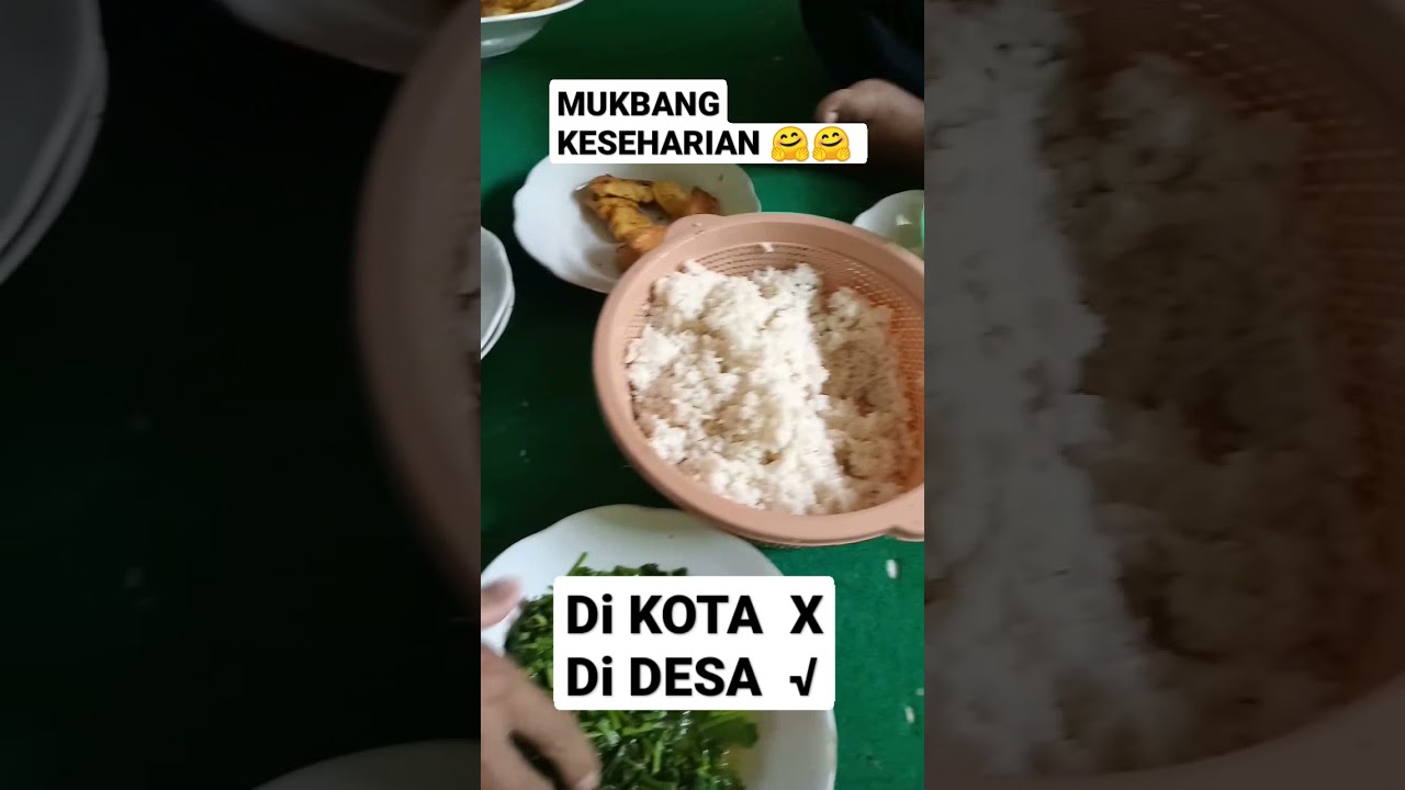 #MUKBANGnya Sederhana Saja 🤗🤗 Tapi Mantap 👍👍👍 #mukbangsederhana #mukbang #shorts