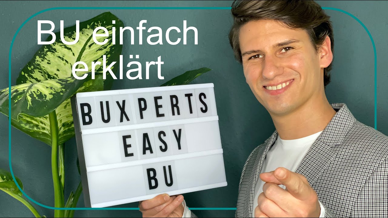 Berufsunf&auml;higkeitsversicherung einfach erkl&auml;rt - Easy BU