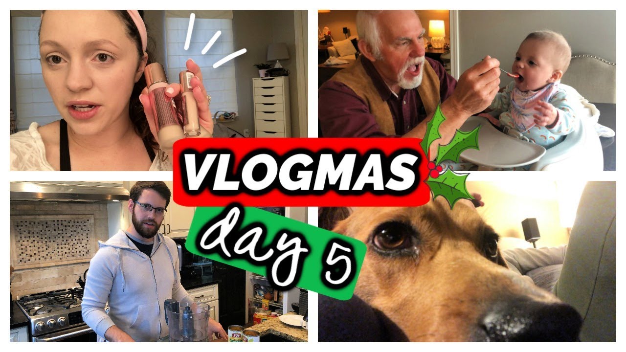 VLOGMAS DAY 5 | New Drugstore Makeup, Decluttering, How to Make Easy Hummus