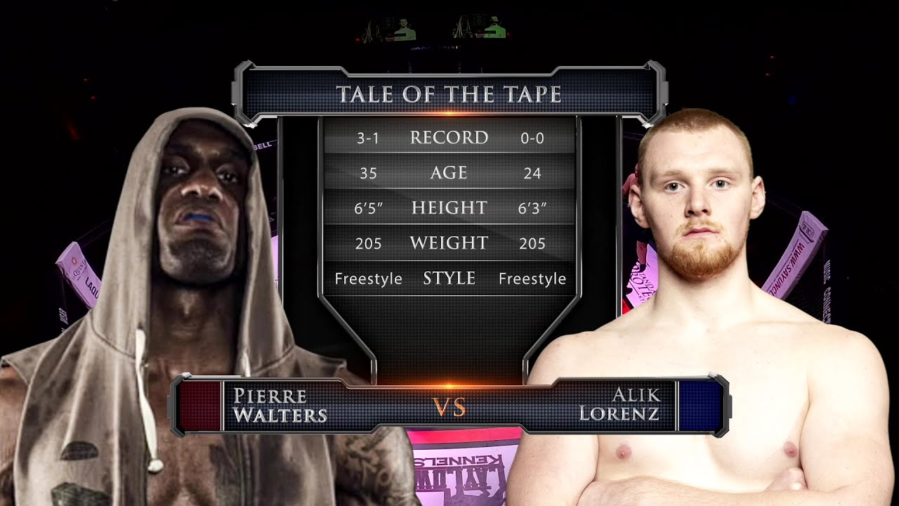 Pierre Walters vs Alik Lorenz - 1ST ROUND TKO