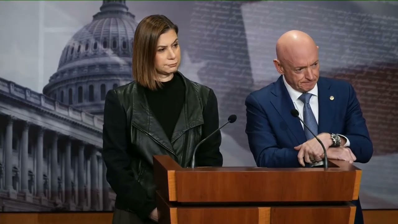 Senators Elissa Slotkin and Mark Kelley hold press conference after grand jury refuses indictment