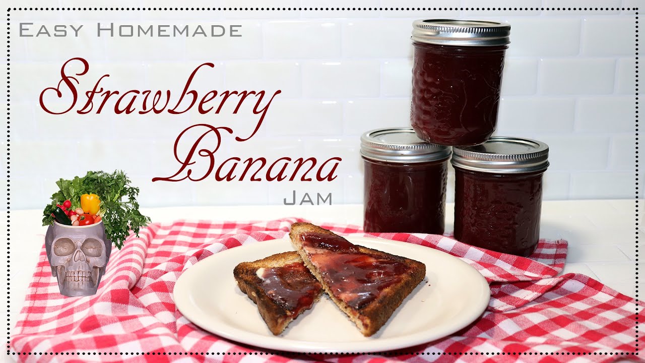 Delicious Homemade Strawberry Banana Jam