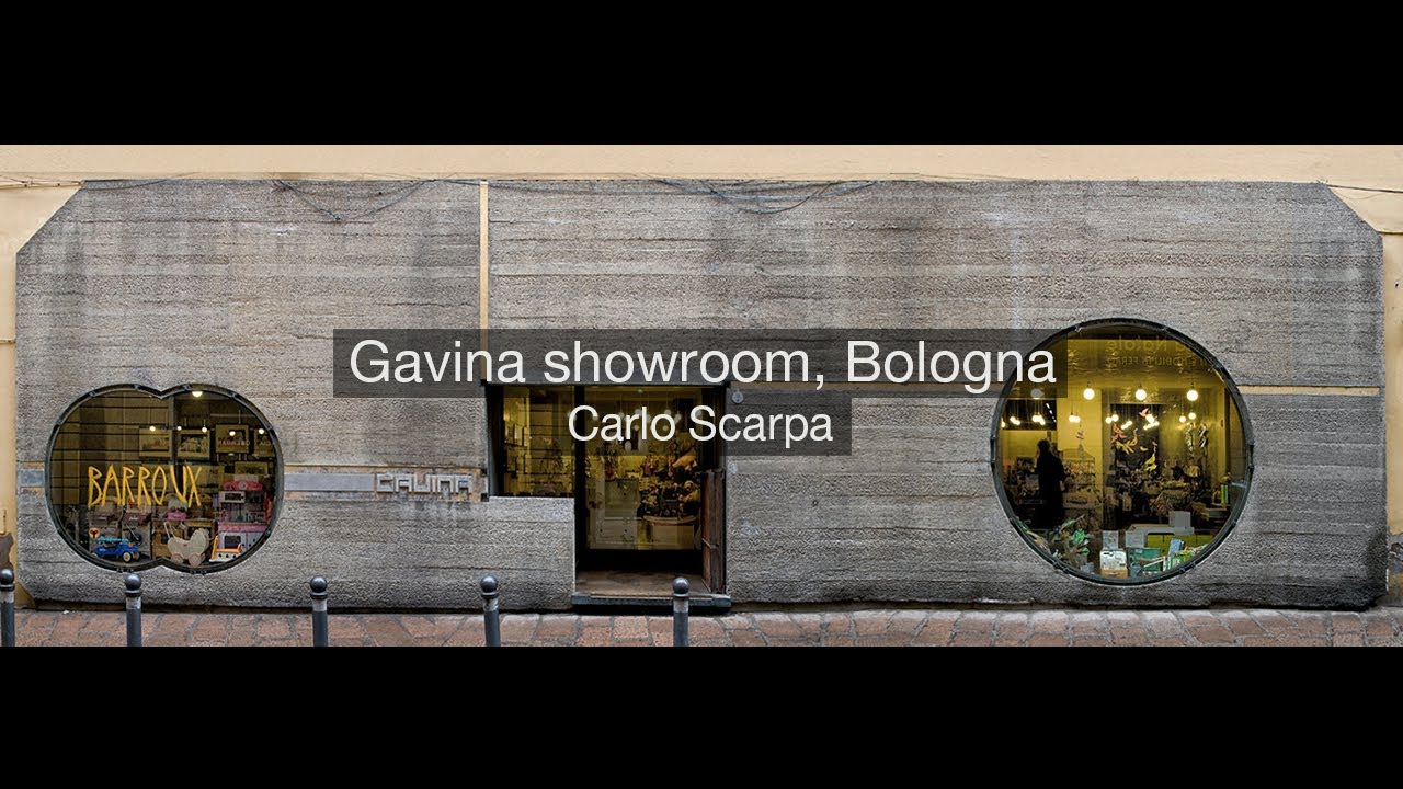 Carlo Scarpa - Gavina showroom, Bologna, Italy. 1961