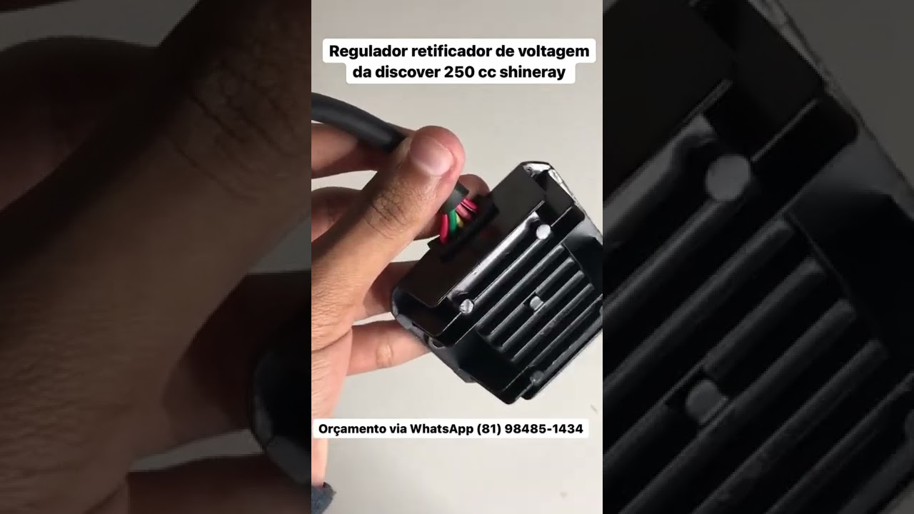 REGULADOR RETIFICADOR DA DISCOVER 250CC SHINERAY