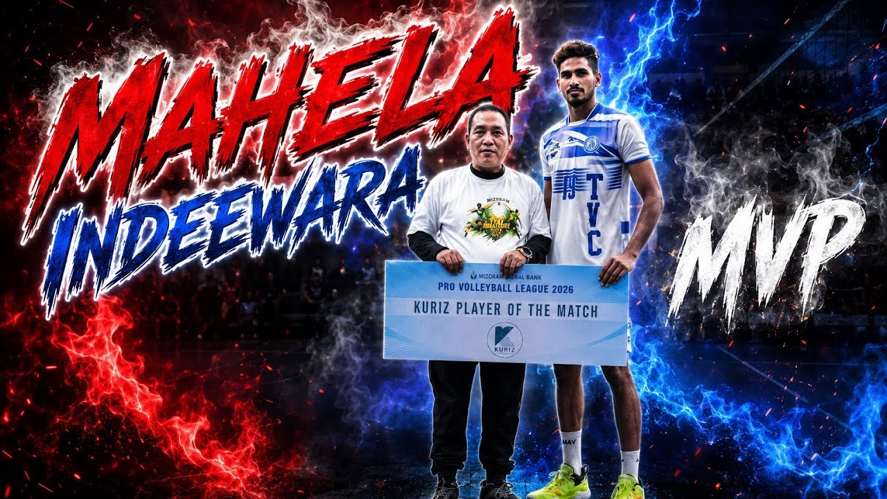 Mahela indeewara play over the block 2026 #asianvolleyball #indiavolleyball #mahelaindeewara