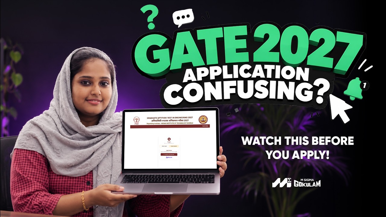 GATE 2027 Registration Confusing? 📝 Watch This Before You Apply! Step-by-Step Guide