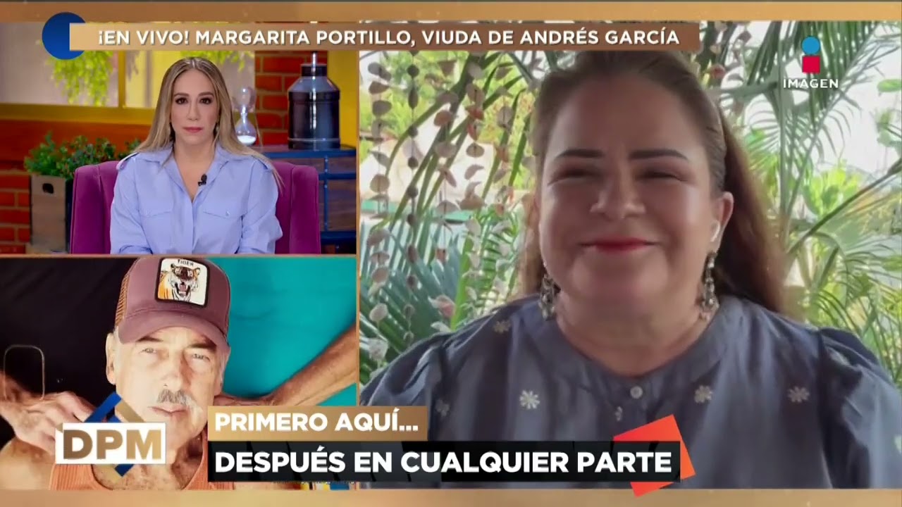 EN VIVO Margarita Portillo DESMIENTE haber DR0G4D0 a Andrés García con sus medicamentos