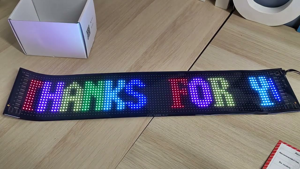 Bandeau led connecté pour voiture ,camion ou même pour une décoration