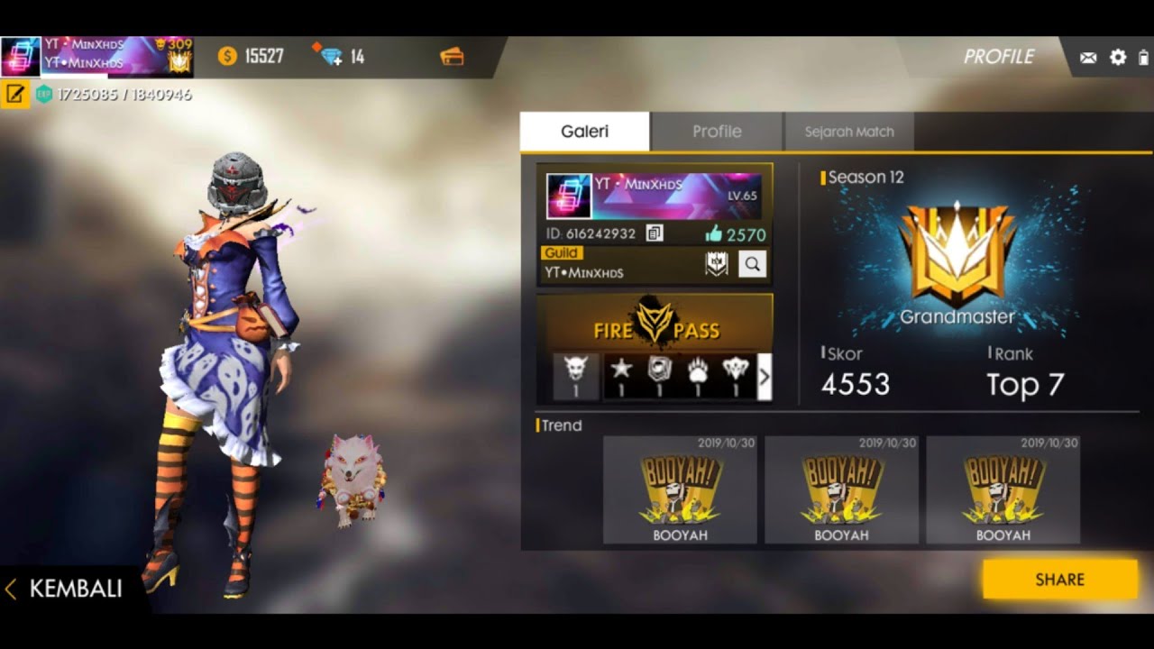 FREE FIRE ROAD TO GRAND MASTER HIGHLIGHTS - GARENA FREE FIRE.