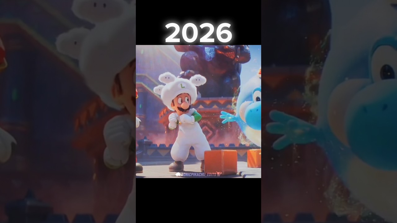 Evolution of Drill Mario, Cloud Luigi, and Blimp Yoshi #supermariogalaxy #movie #evolution