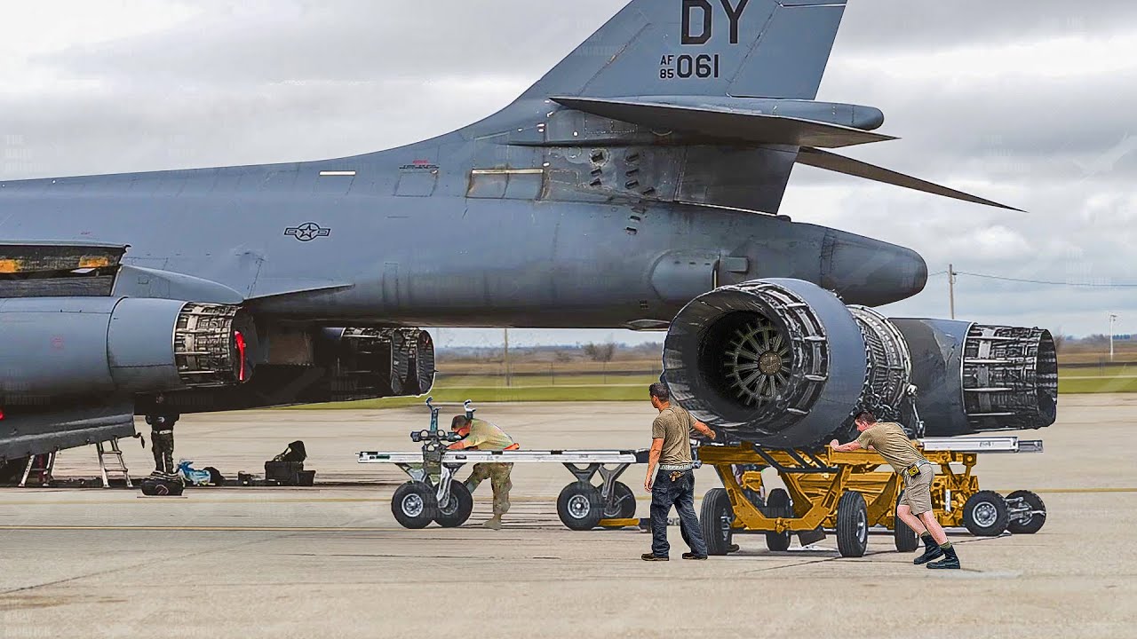 Installing Monstrously Powerful Engines on US Most Feared  Bomber