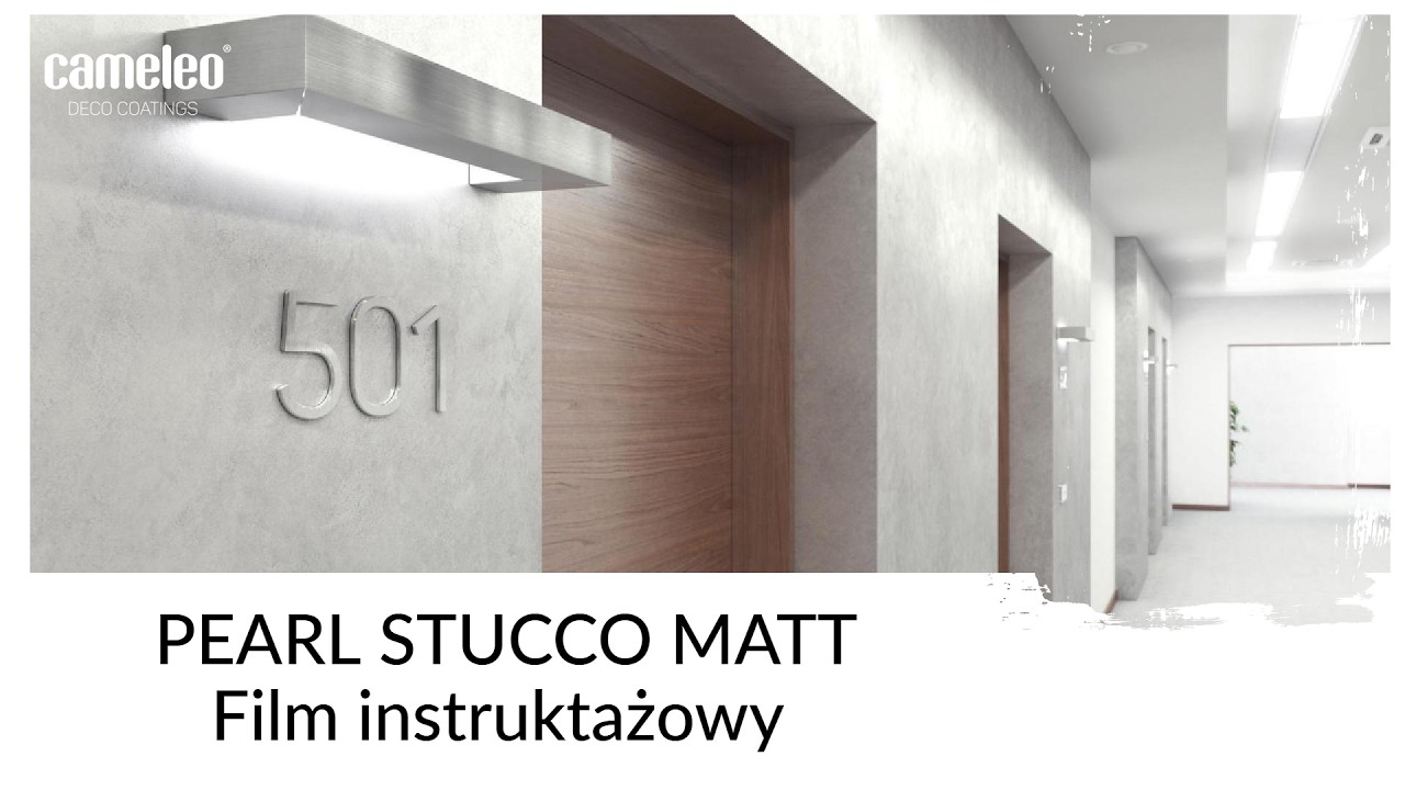 PEARL STUCCO MATT Classic Effect film instruktażowy od Cameleo Deco Coatings