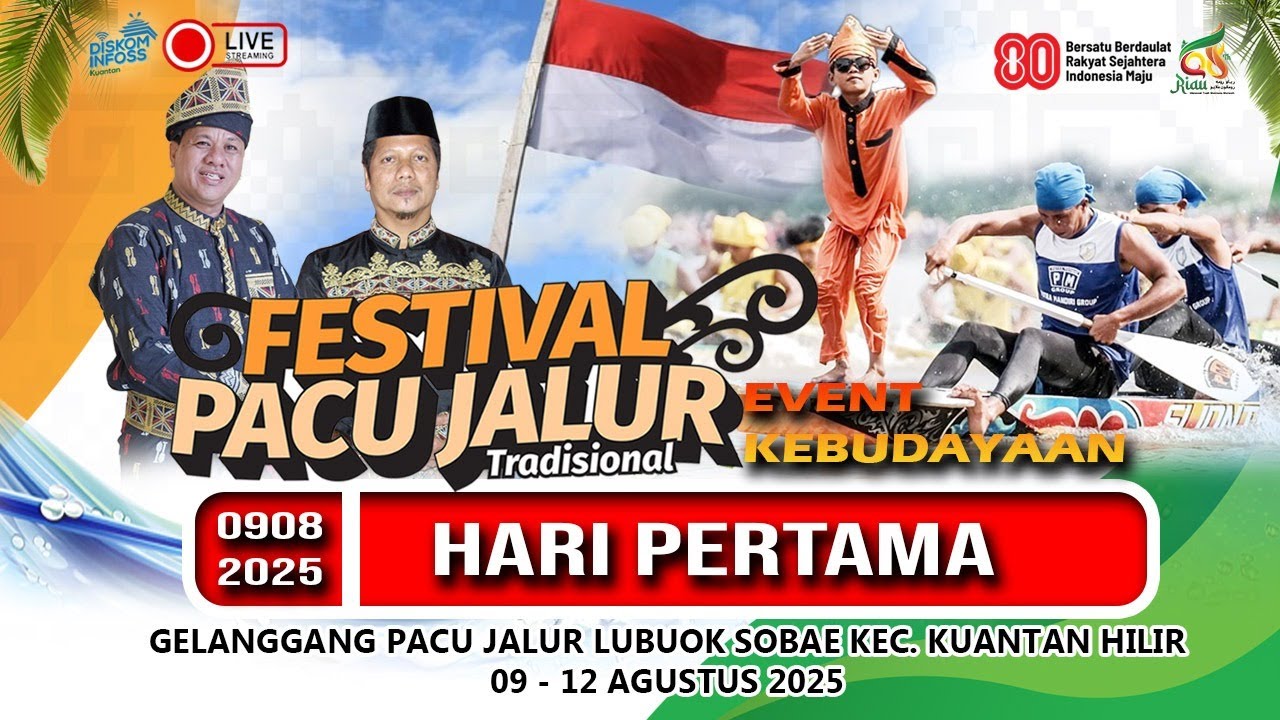 HARI PERTAMA PACU JALUR TEPIAN LUBUOK SOBAE
