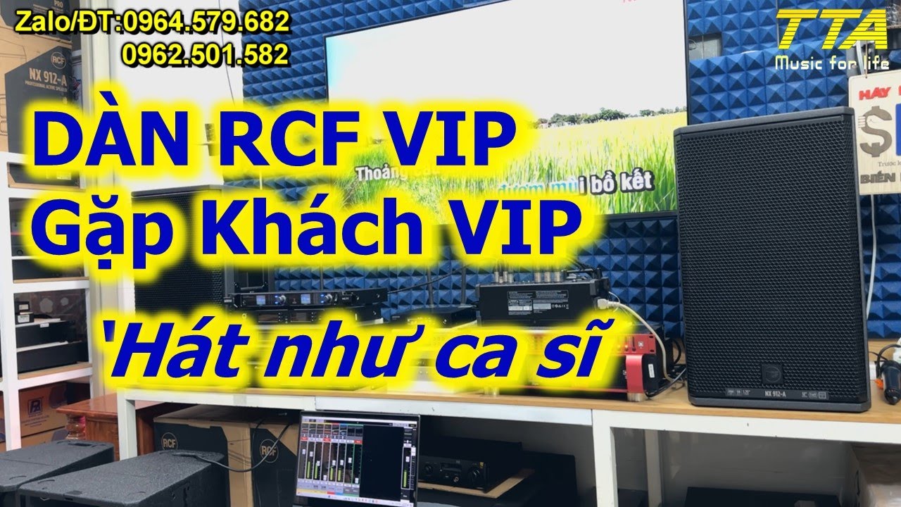 Đỉnh cao Karaoke - RCF - NX912A - Made in Italy