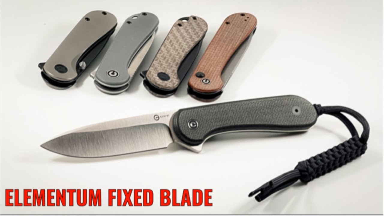 CIVIVI’S STRONGEST ELEMENTUM / CIVIVI ELEMENTUM FIXED BLADE