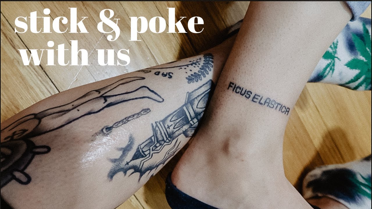 Giving ourselves stick & poke tattoos