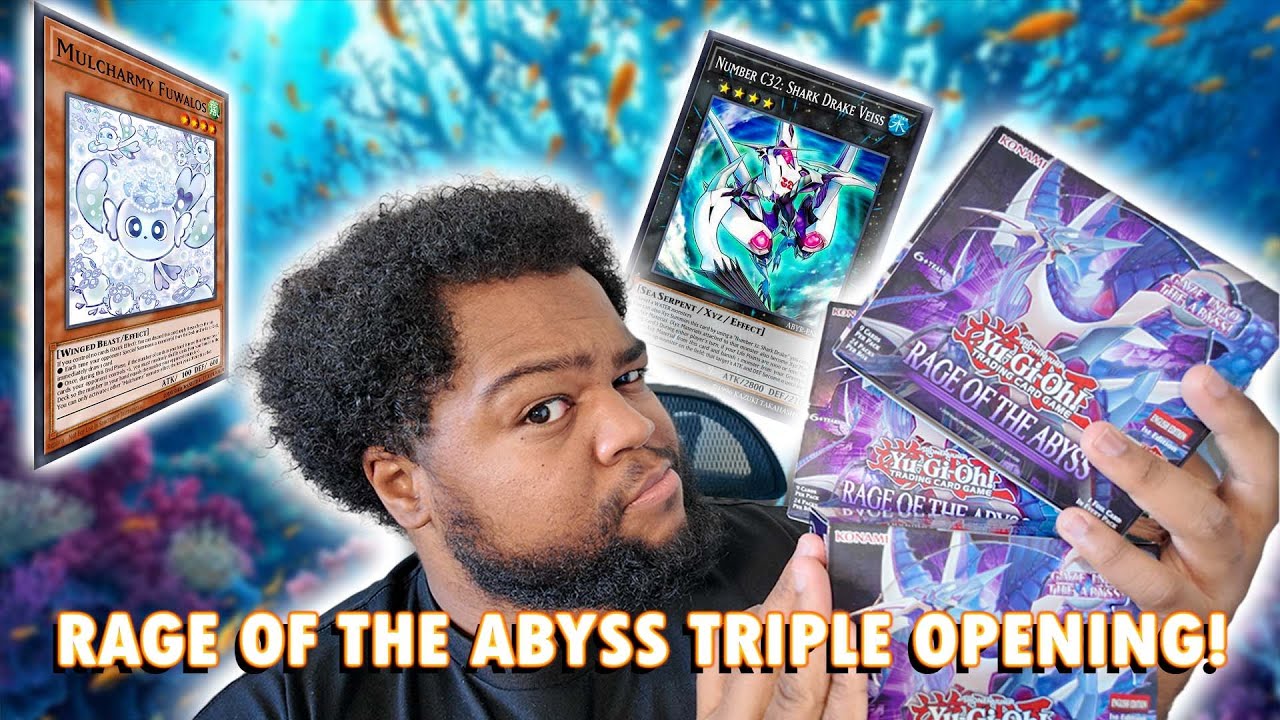 YUGIOH!  TRIPLE RAGE OF THE ABYSS EARLY OPENING!  Can We PULL Mulcharmy Fuwalos?