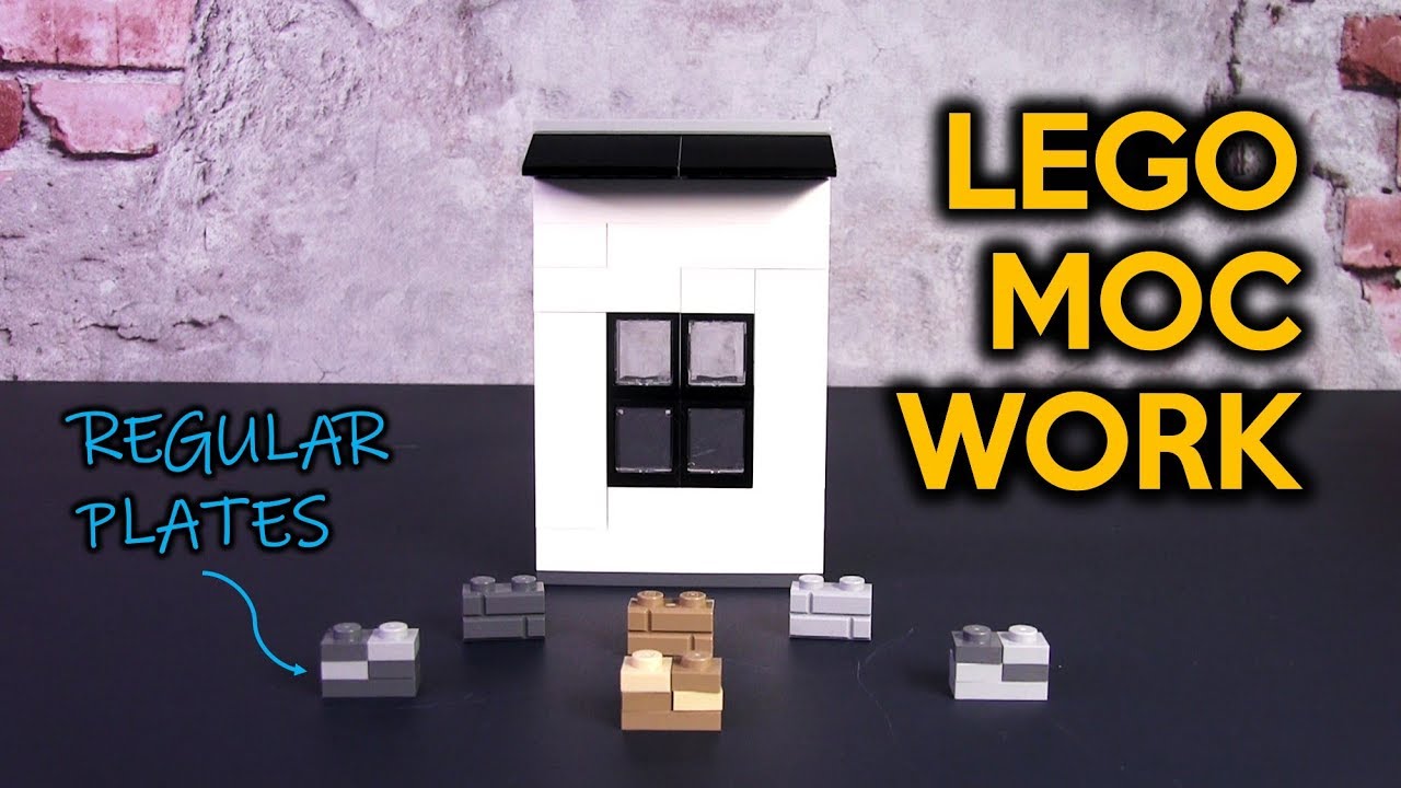 LEGO MOC Technique: Modifications with Regular Plates