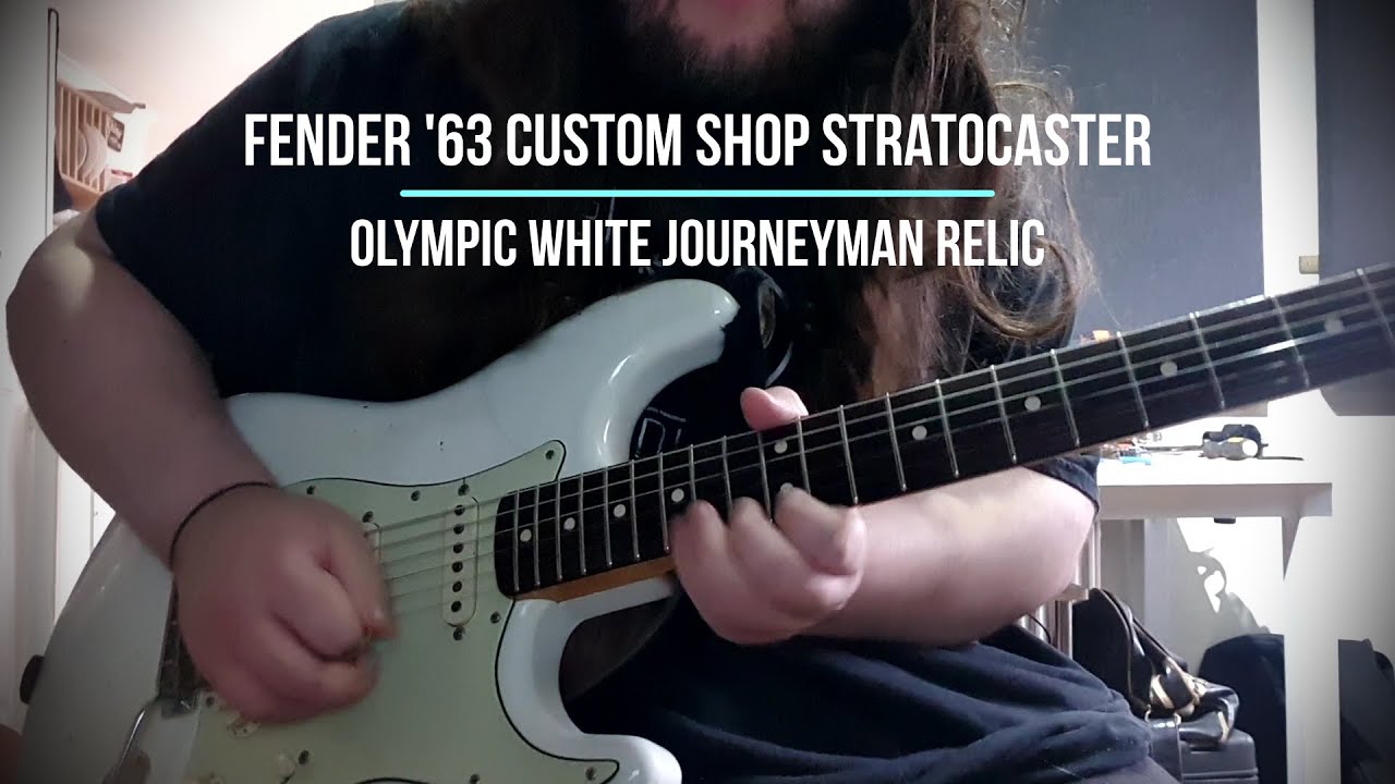 My Gear: 2017 Fender Custom Shop 63 Stratocaster Olympic White Journeyman Relic - Alex Hamilton