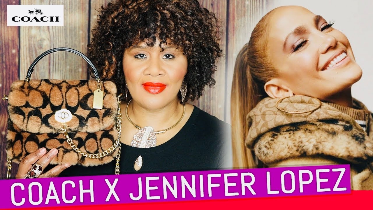 Coach X Jennifer Lopez Marlie Top Handle Satchel in Signature Shearling