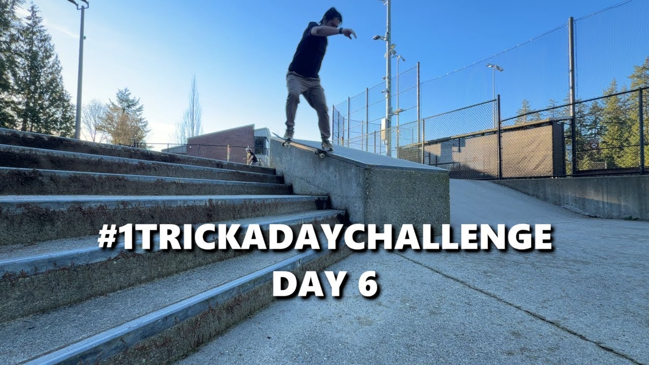 Day 6 - Mill Creek Skatepark Session - #1trickadaychallenge - @mikegraniyo
