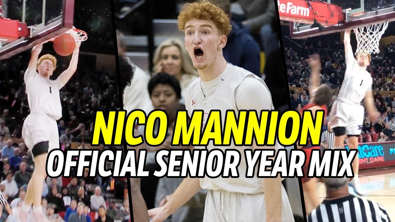 Nico Mannion Official Senior Year MIXTAPE!!! Arizona Commit Has FREAKY BOUNCE & NBA Game 🔥