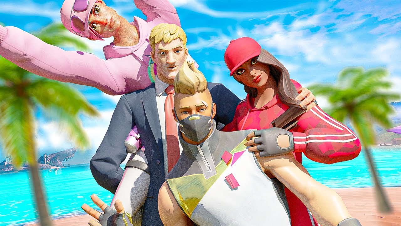 Fortnite Roleplay THE BIG FAMILY VACATION TO HAWAII!!
