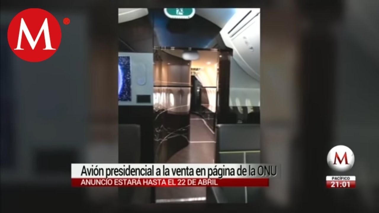 ONU anuncia la venta del avi&oacute;n presidencial