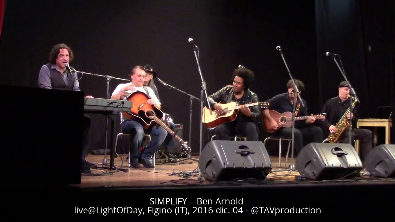 SIMPLIFY – Ben Arnold live@LightOfDay, Figino (IT), 2016 dic. 04 - @TAVproduction