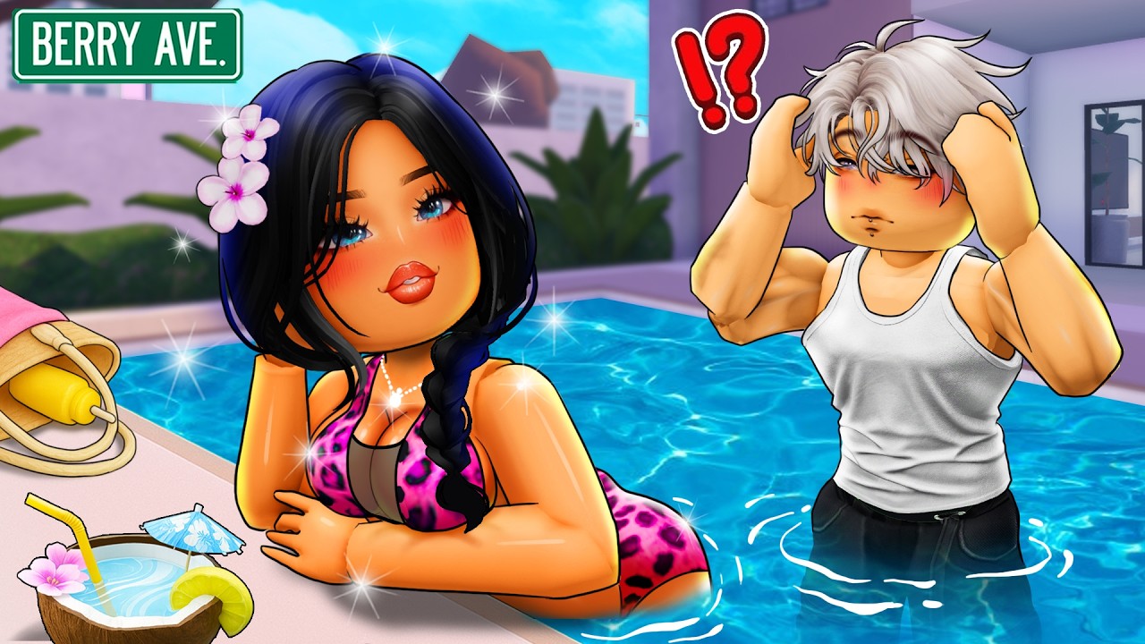 STUCK With a BAD BOY BILLIONAIRE on A SECRET BEACH?! | Berry Avenue Story