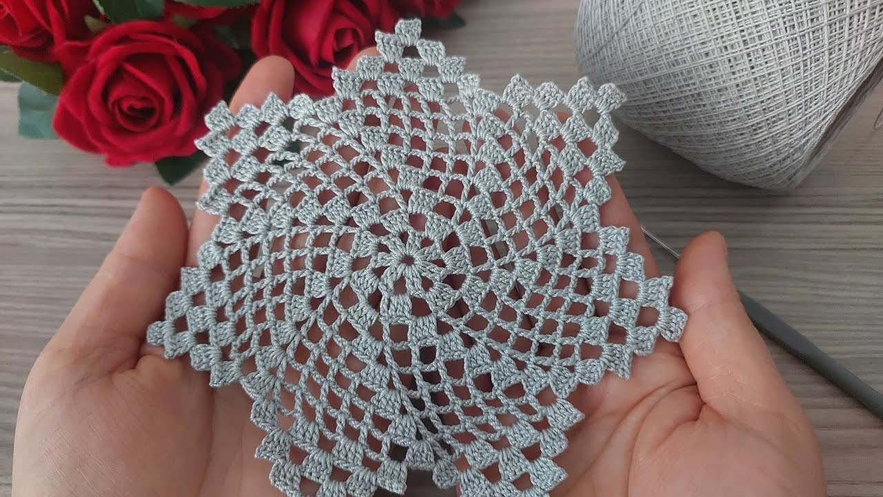 Fantastic Flower Crochet Pattern 🌸 Super Easy Lace Motif | Beginner-Friendly Tutorial
