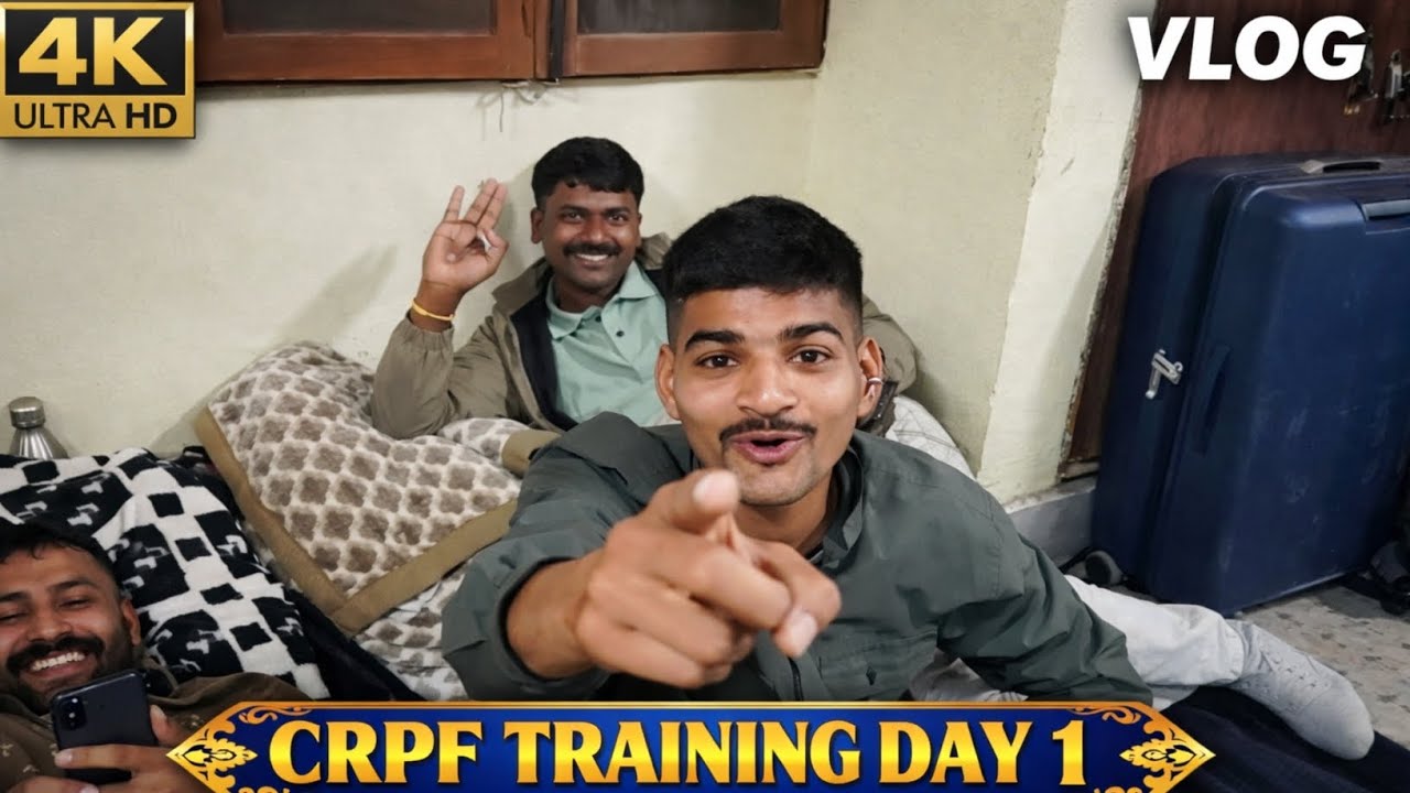 CRPF Training Day 1 💪 | First Day Experience | Rampur Center #video 